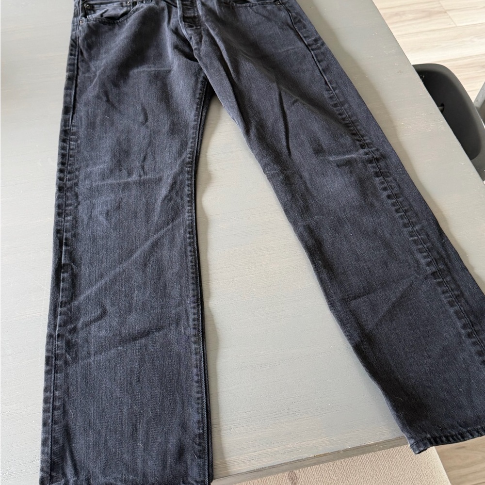Levi's Men's Dark Gray Straight Jeans 33x32